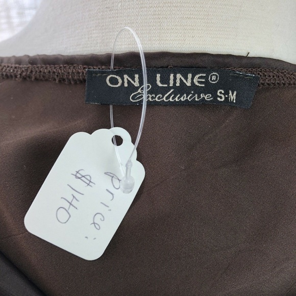 NWT S/M Boho Chic Halter Top Beaded Waistband Flaw - Picture 8 of 8